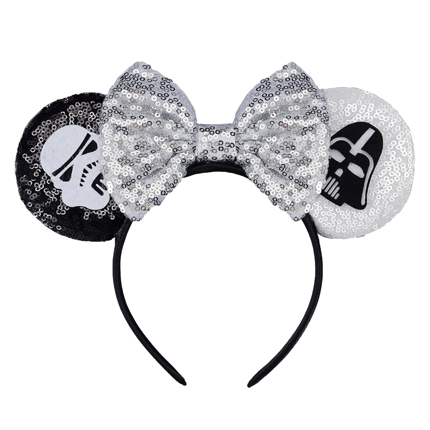 FANYITY Mouse Ears, Sequin Mouse Ears Headband for Boys Girls Women halloween&Disney Trip (Skull)... | Amazon (US)