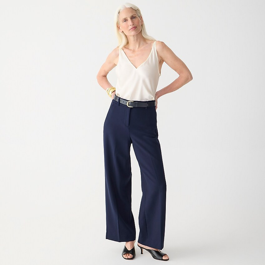 Sydney wide-leg pant in four-season stretch | J. Crew US