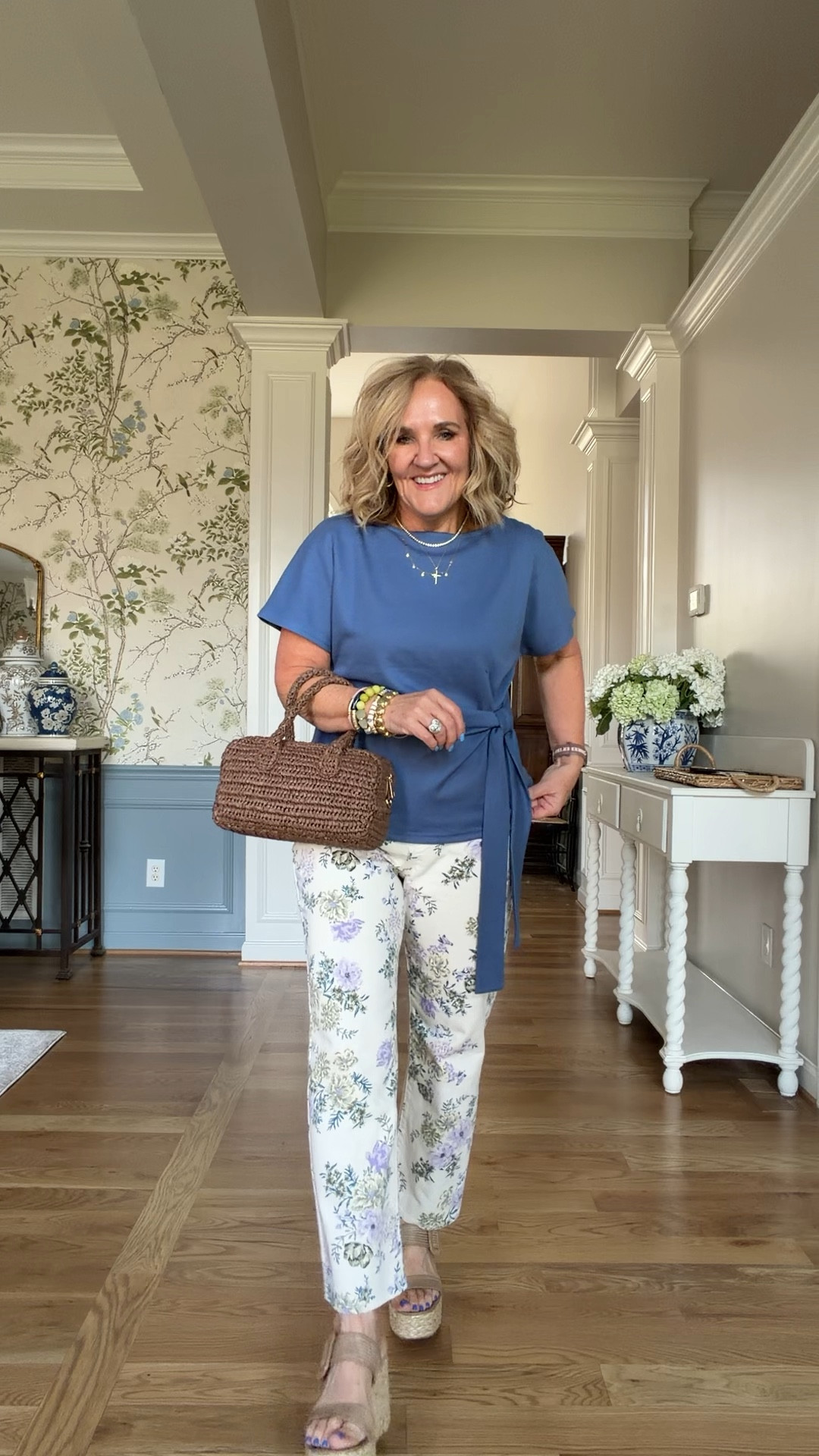 What to wear with lilac! 
Barrel jeans size down! 28 petite
Tshirts medium 
Barn jacket medium petite
Spanx jumpsuit medium petite 
Lavender sweater medium 
Lilac stripe blouse small
Navy blazer 10 petite
Ecru jeans 29 petite 
Amazon tie top medium 
Floral jeans 29 petite 
Lilac vest medium 
Spanx sage polo medium 
Camo floral jeans 29 reg Walmart camo medium 
Brown stripe pants 29 petite 
Grey quince jeans 29 waist 


#LTKOver40 #LTKSaleAlert #LTKspring