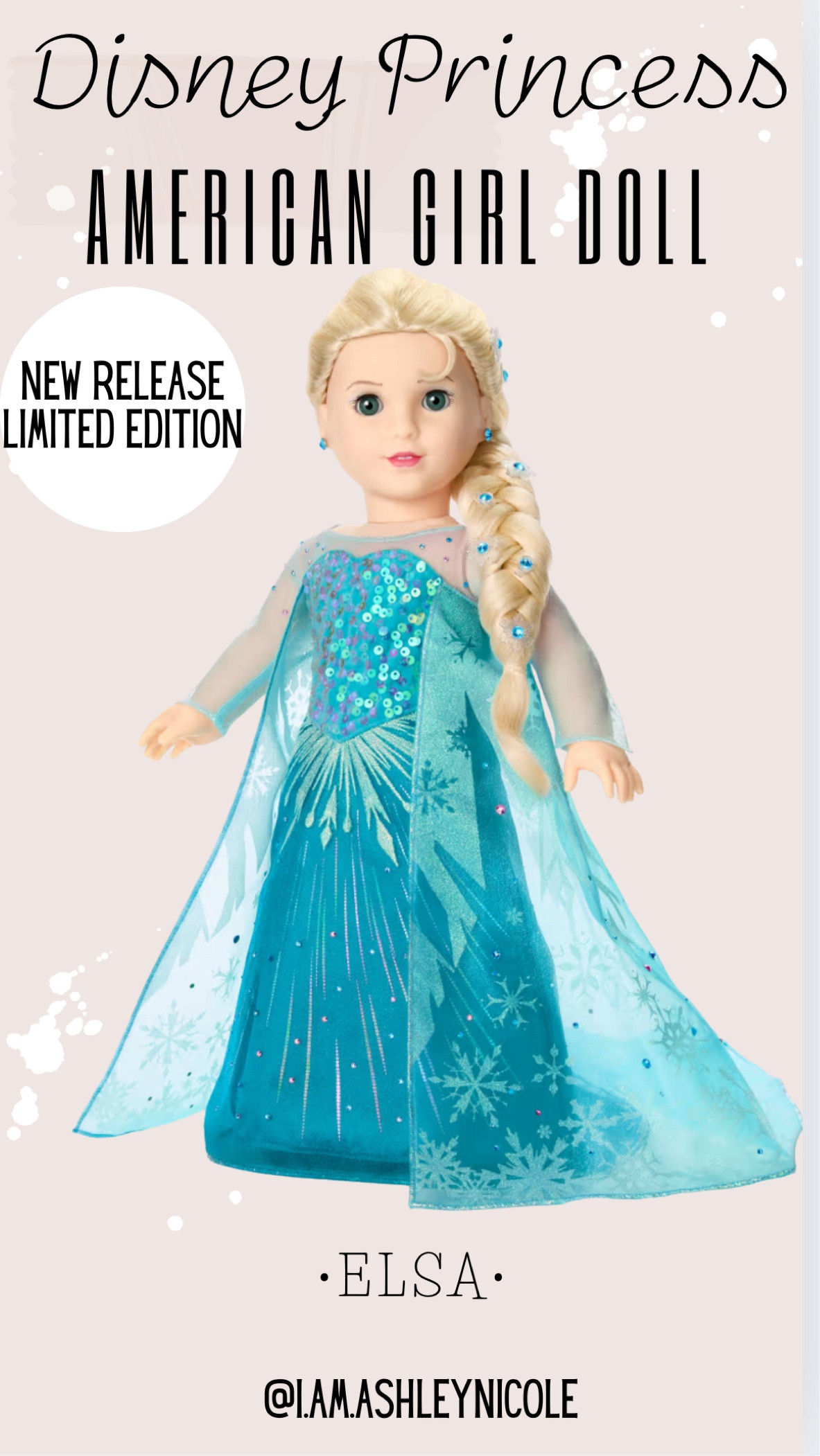 Disney Princess American girl doll, Elsa doll, girls gift guide, Disney doll, girls birthday present, Disney gift 

#LTKFamily #LTKKids