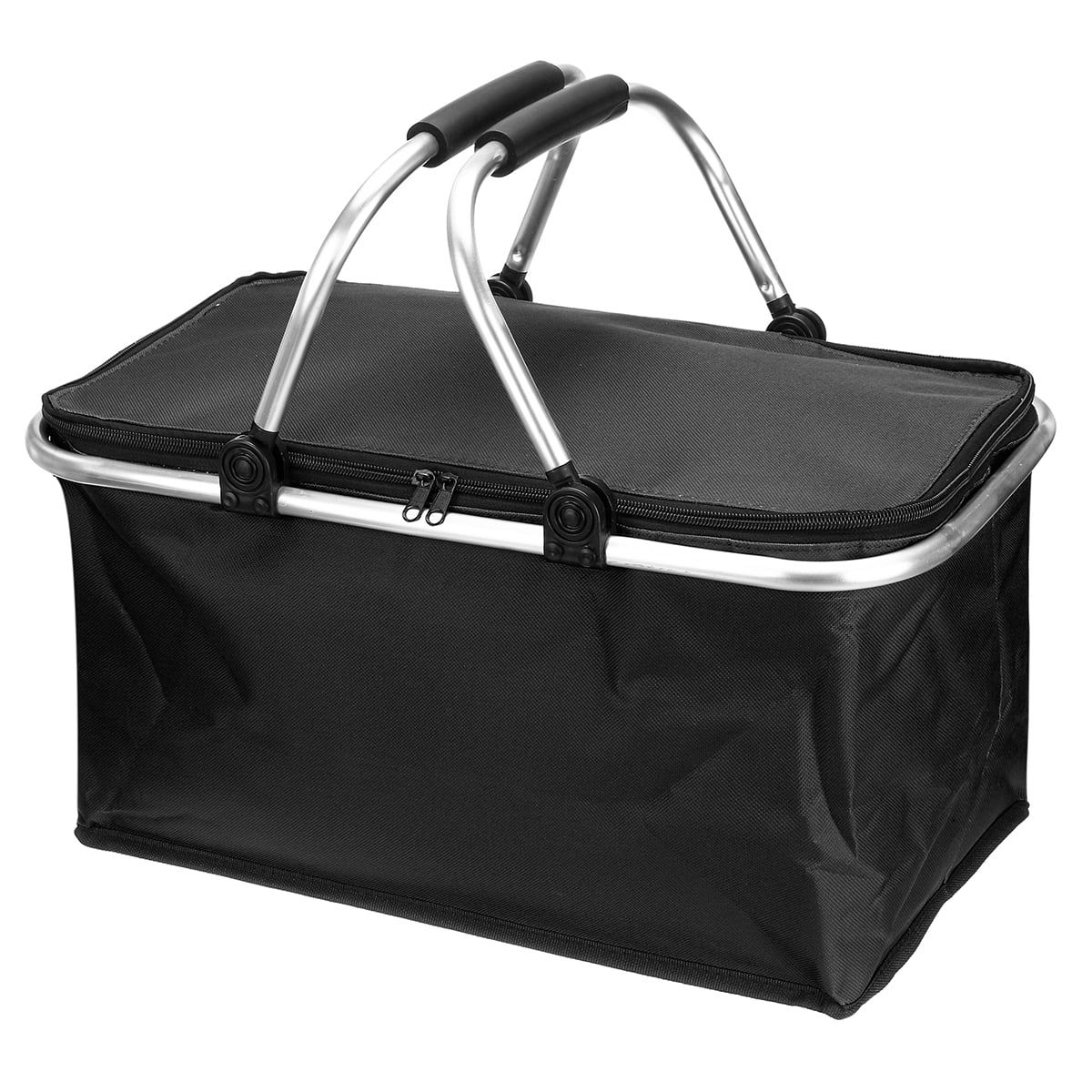 KWANSHOP 30L Insulation Picnic Basket Bag Waterproof Storage Bag for Camping Picnic Hiking, Red/B... | Walmart (US)
