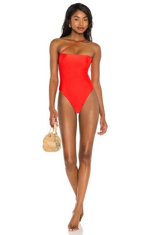 LOVEWAVE Balboa One Piece in Rustic Orange from Revolve.com | Revolve Clothing (Global)