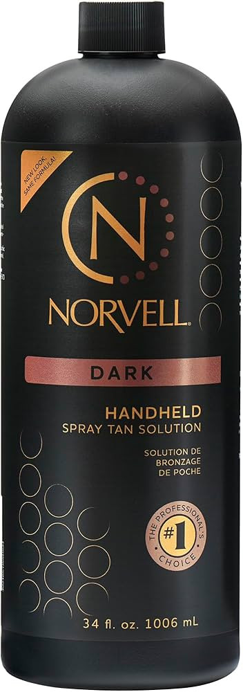 Norvell Premium Spray Tan Solution Dark 34 fl oz – Professional Sunless Tanning Formula for Dee... | Amazon (US)