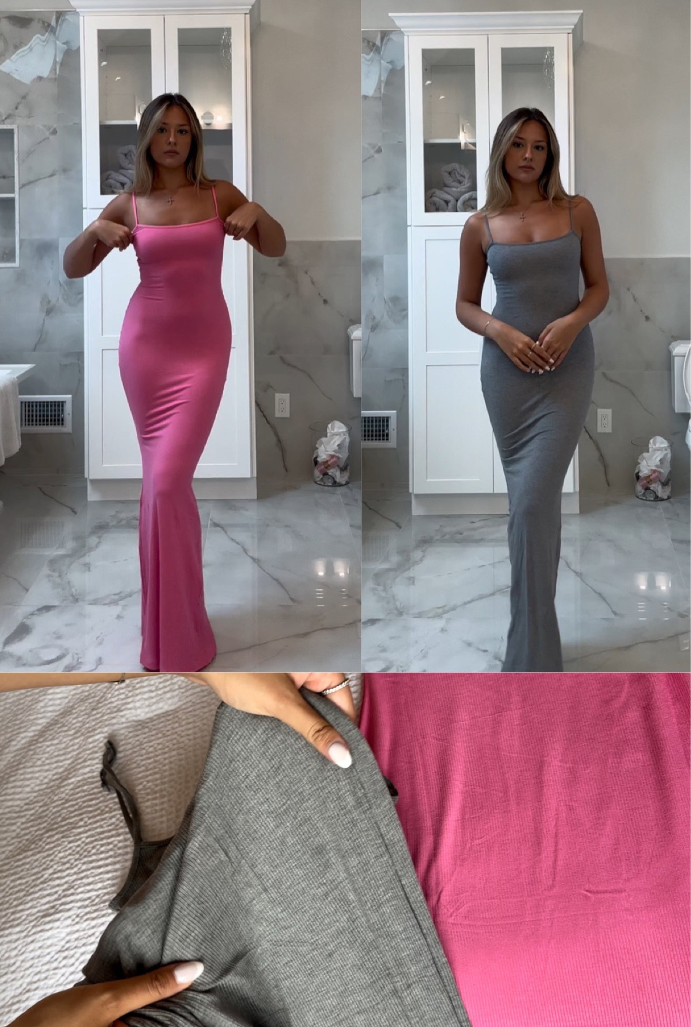 the best skims slip dress dupe!! 