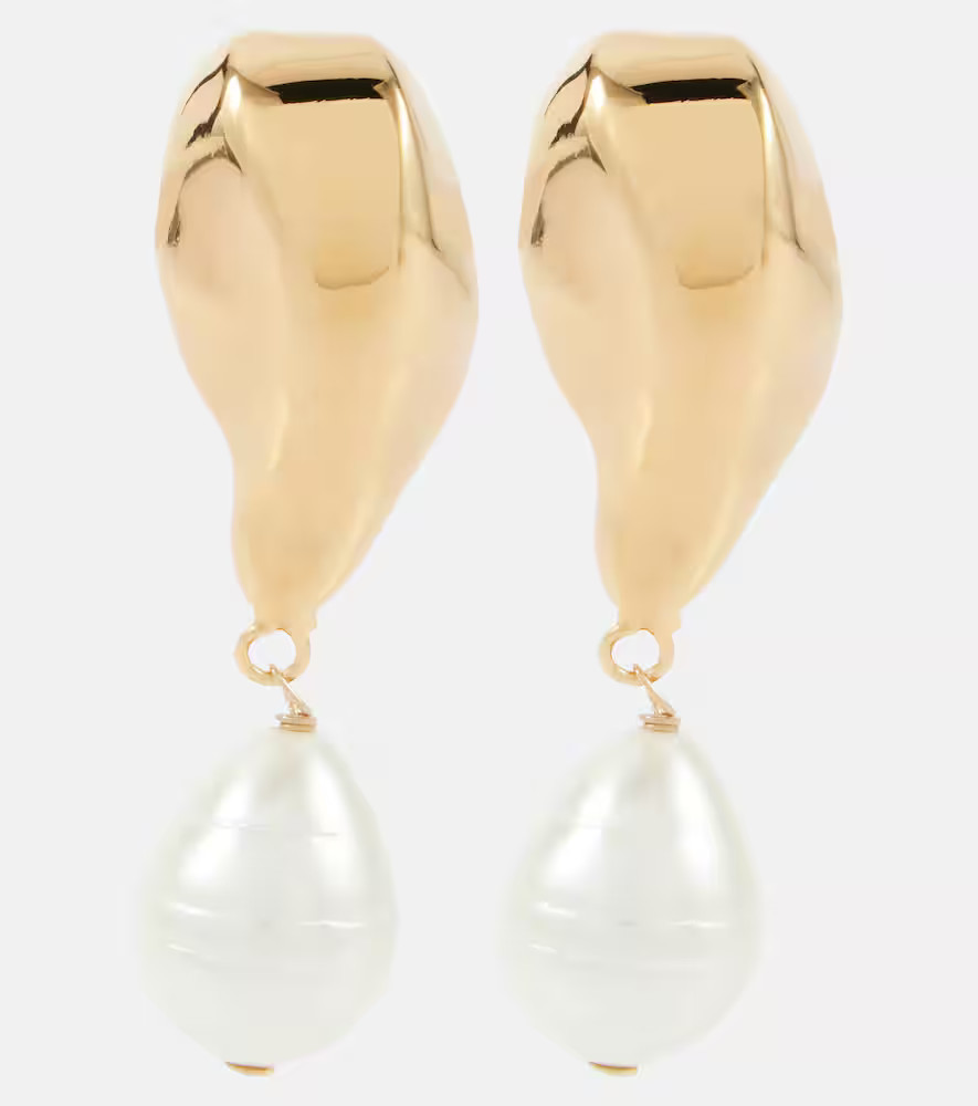 Oscar de la Renta Faux pearl drop earrings | Mytheresa (US/CA)