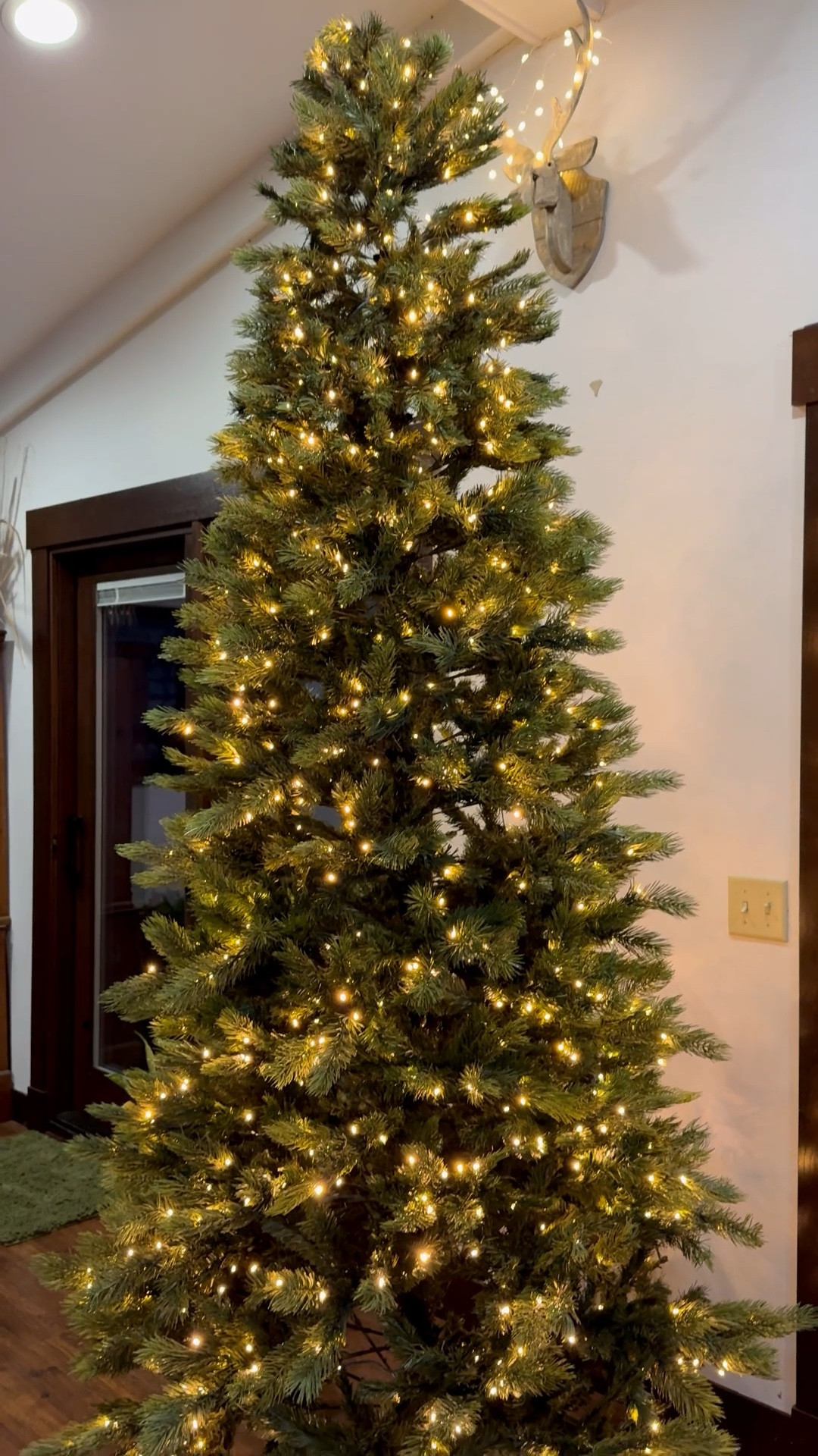 We love this tree set up was so easy. It has several different light settings, white lights, multi colored lights, blinking lights and more. We have the 9 foot but it does come in several different sizes  

#LTKHome #LTKSeasonal #LTKHoliday