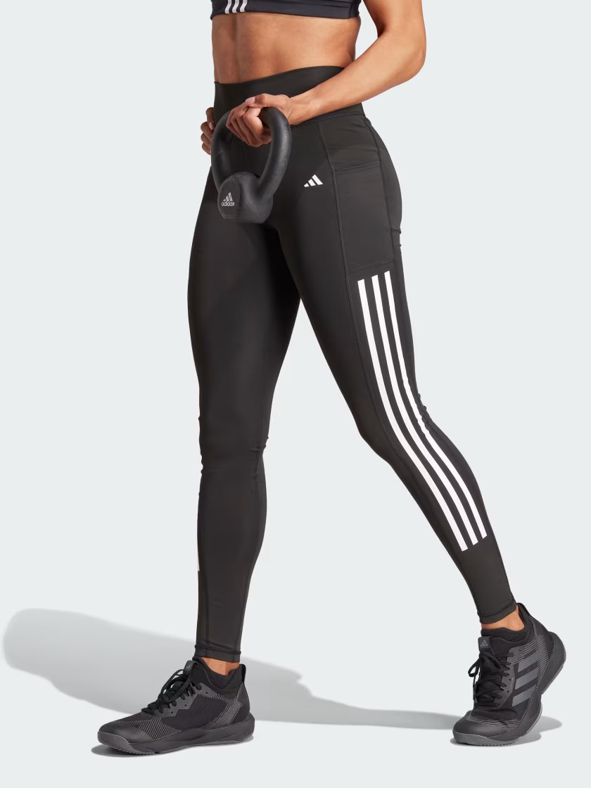 Optime 3-Stripes Full-Length Leggings | adidas (US)
