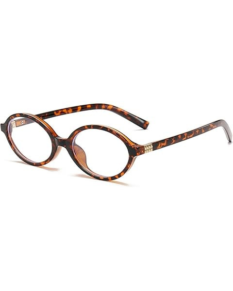 TIJN Olisa Blue Light Blocking Glasses for Women Men,Oval Glasses Frame Bluelight Glasses for Gam... | Amazon (US)