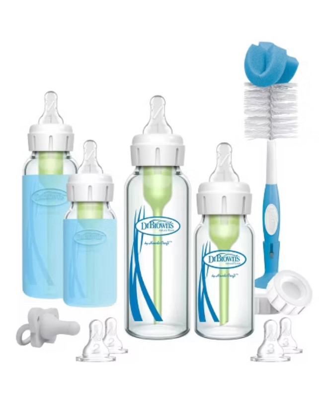 Glass baby bottle
