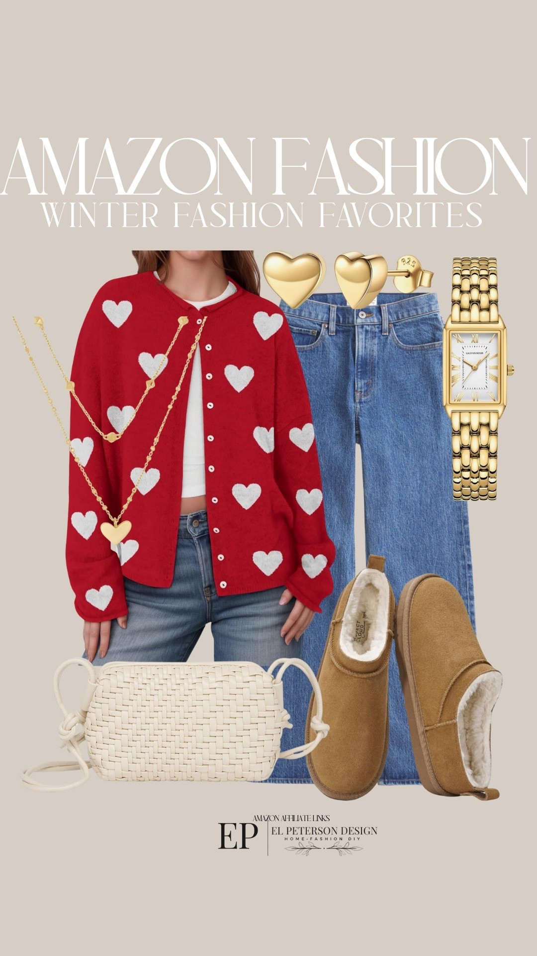 Amazon Fashion
Cardigan
Booties
Purse
Jeans
Earrings
Watch
Necklace 

#LTKFindsUnder50 #LTKFindsUnder100