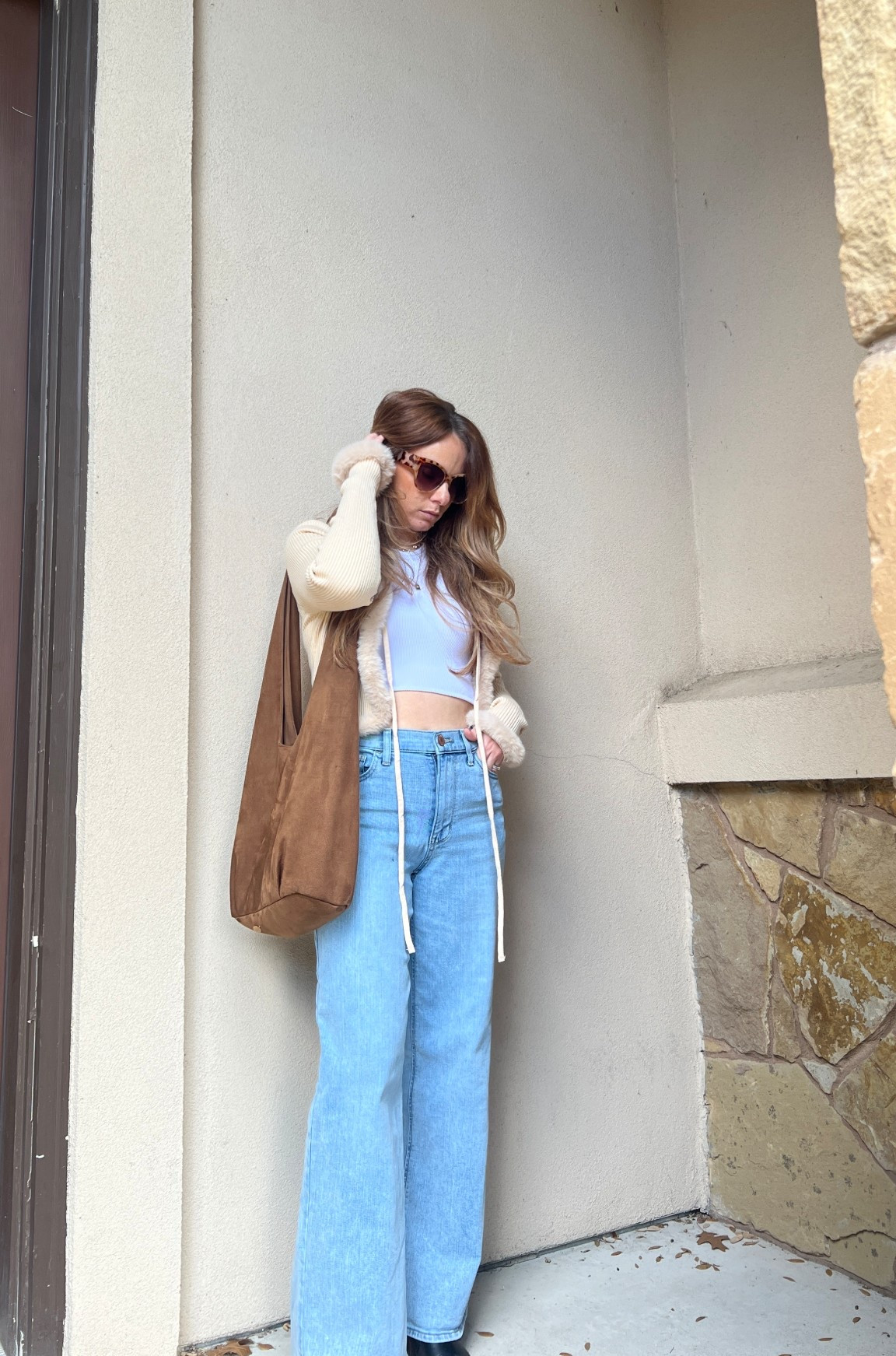 Spring transitional outfit 