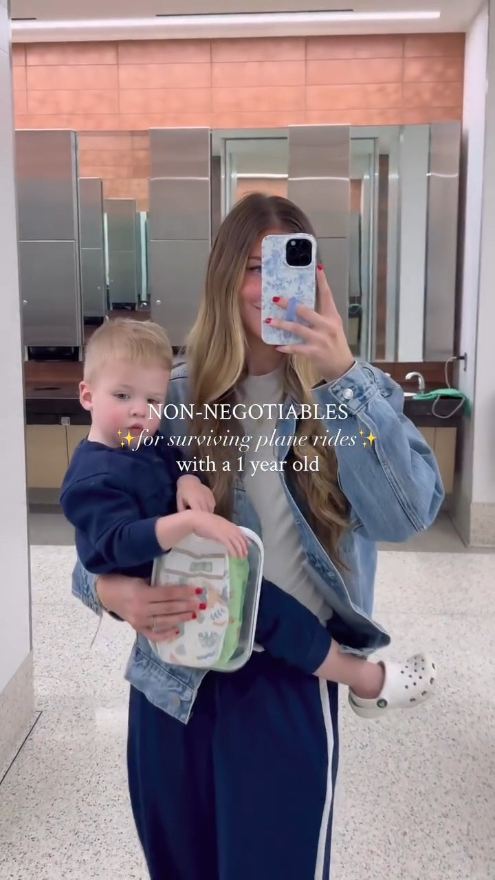 Try these out to make plane rides a little bit easier with a 1 year old ✨👶🏼✈️ save this if you’re traveling on a plane soon & send to a parent friend to help them out! 

I’ve gone on over 20 plane rides with my kids and these all have made the journey less chaotic! The best tip I have for traveling with kids is to be prepared and these will help you do just that 😊🙌🏻

#oneyearold #babytraveltips #flyingwithbaby #planeride #travelingwithbaby

#LTKmomlife #LTKBaby #LTKTravel