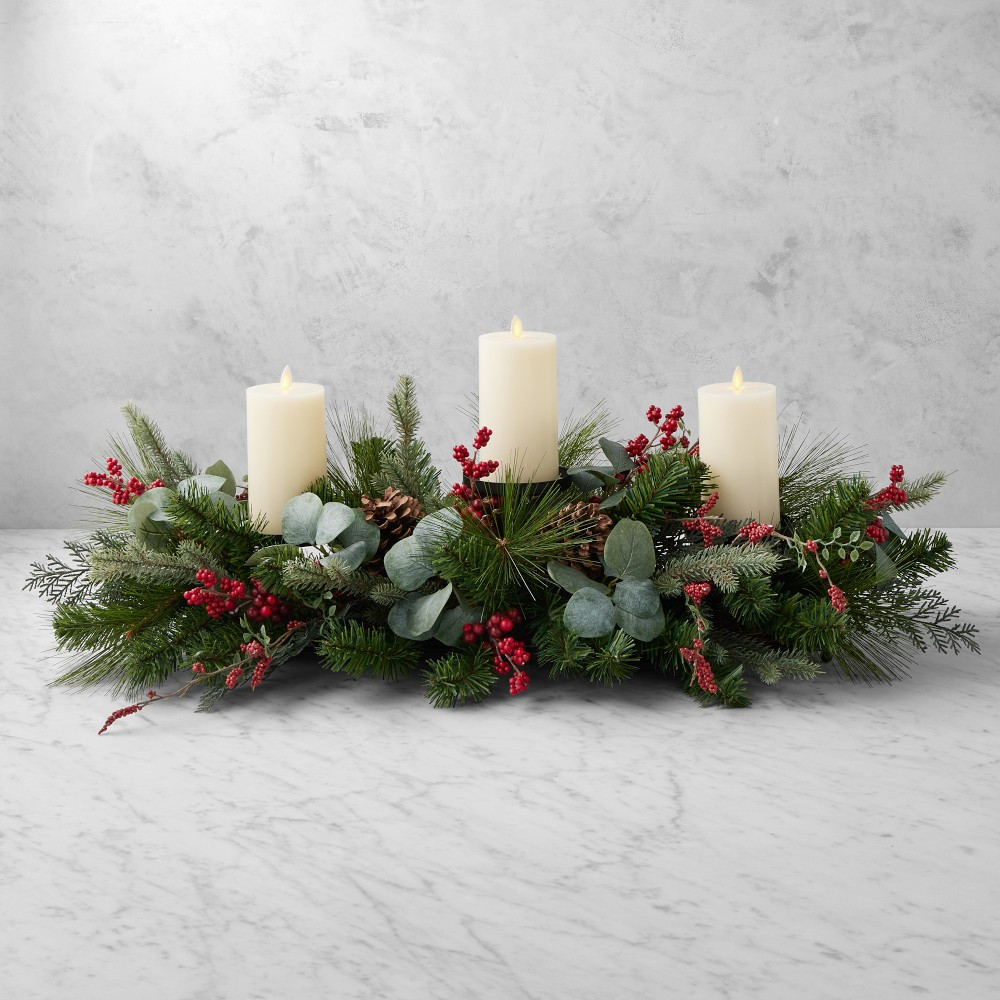 Tis the Season Faux Centerpiece | Williams-Sonoma