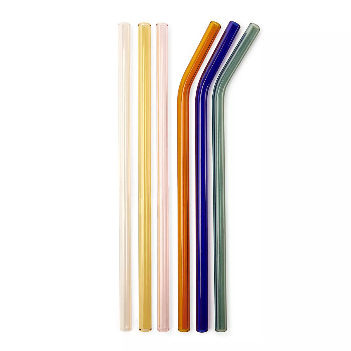 Colorful Reusable Glass Straws | Kohl's