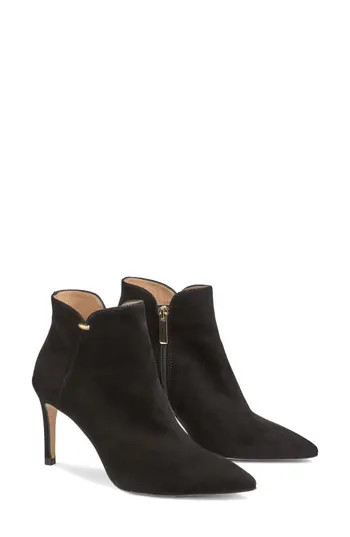 LK Bennett Nugget Pointed Toe Bootie in Black at Nordstrom Rack, Size 10Us / 40Eu | Nordstrom Rack