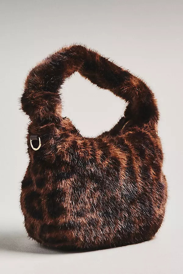 Faux-Fur Mini Knotted Bag | Anthropologie (US)
