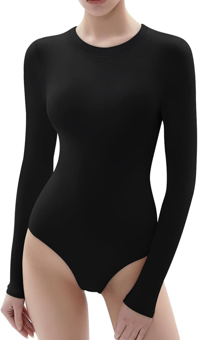 Amazon Long Sleeve Bodysuit / Skims Amazon / Skims Dupes / Skims Bodysuit Dupes / Skims Dupes Amazon | Amazon (US)