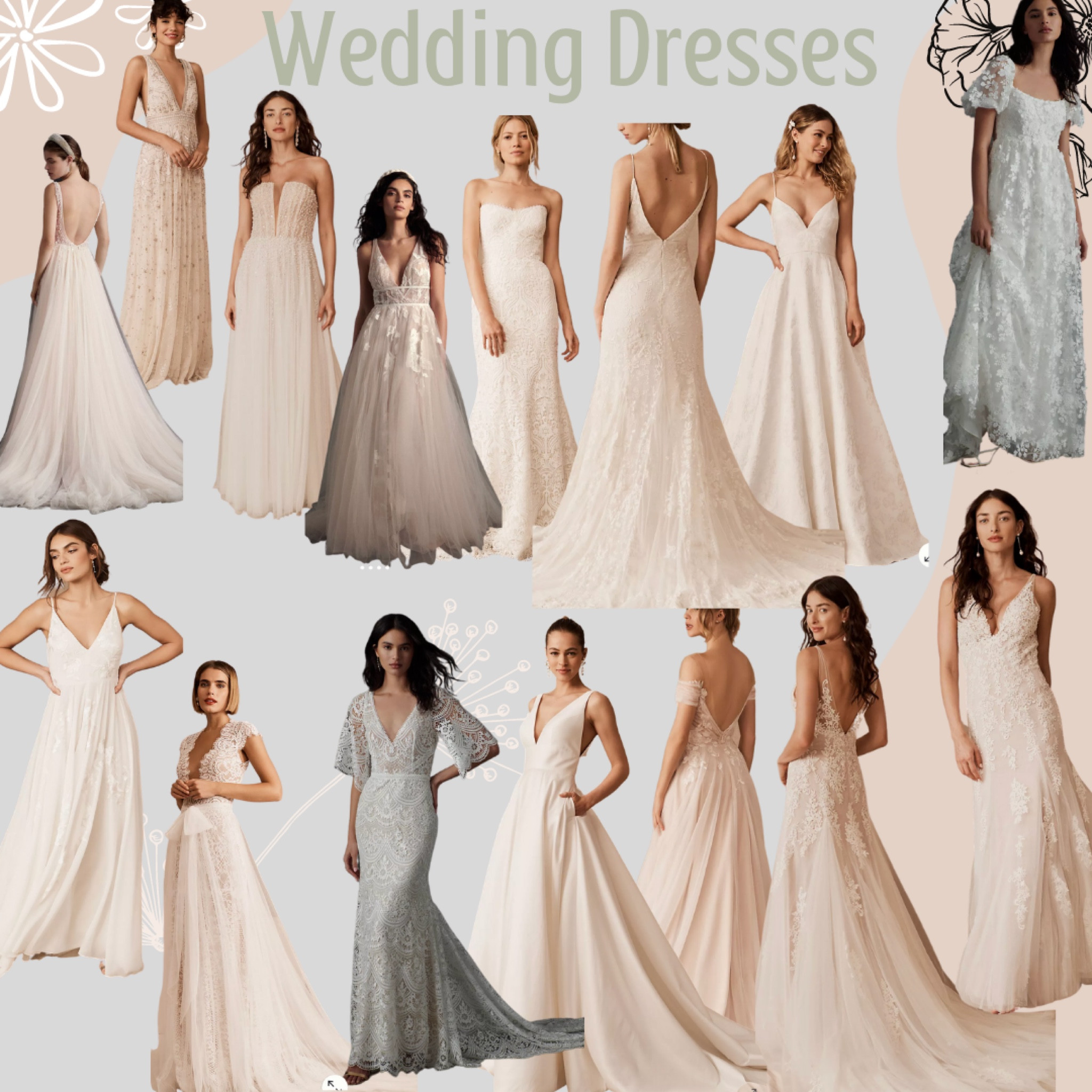 Bridal dresses that are absolutely stunning and can be affordable. There is a dress for everyone. These are so elegant and detailed. Wedding events, bridal events, bride to be. 

#LTKstyletip #LTKbeauty #LTKwedding