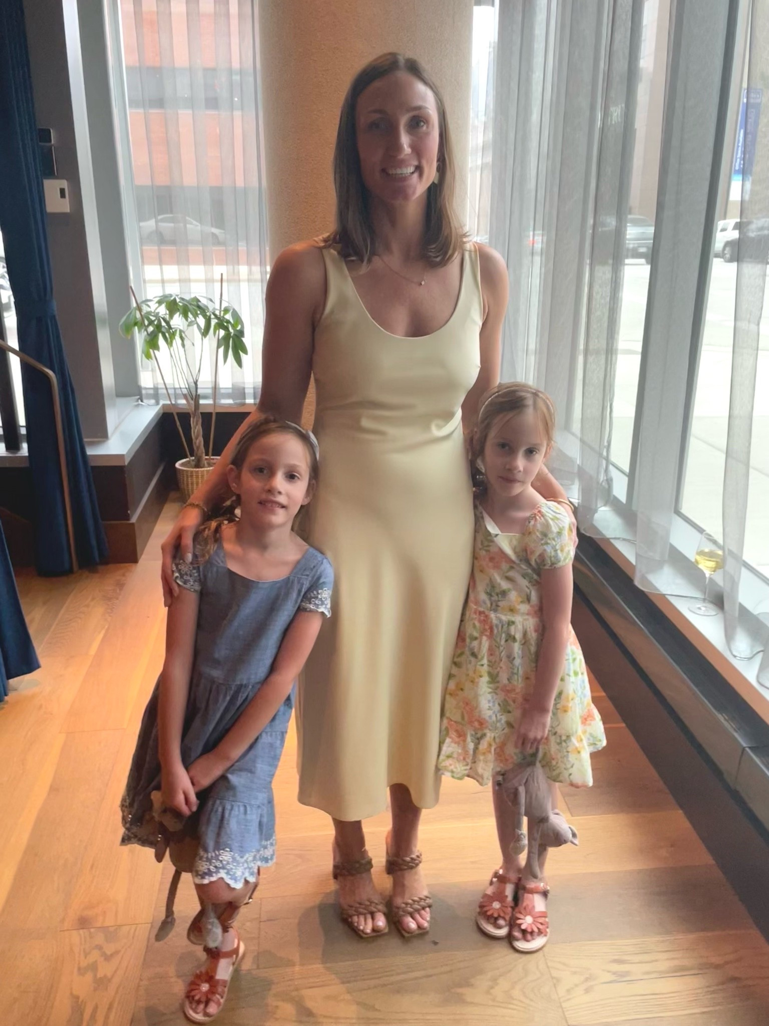 This butter cream dress (color is wheat) is back in stock with Revolve 💛💛💛

#LTKxMadewell #LTKmomlife #LTKOver40