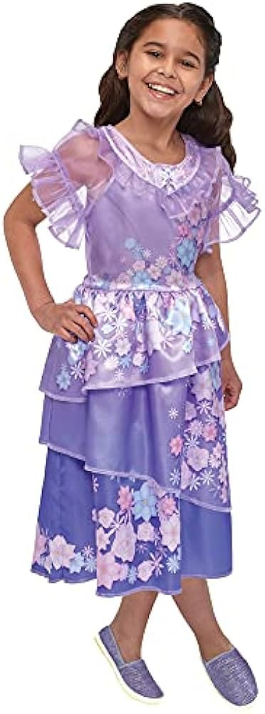Disney Encanto Isabela Dress, Costume for Girls Ages 3 and Up, Outfit Fits Children Sizes 4-6X | Amazon (US)