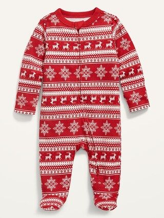 Unisex Sleep &#x26; Play Footed One-Piece for Baby | Old Navy (US)