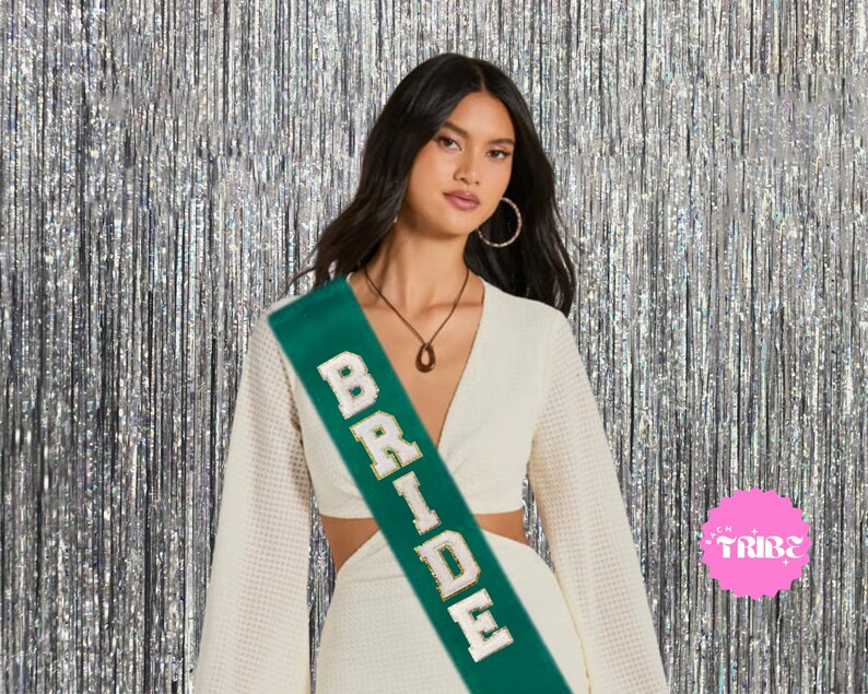 Camp Bachelorette Green Sash Last Trail Before the Veil Sash Bride Gift Camp Bach Party Favor - E... | Etsy (US)