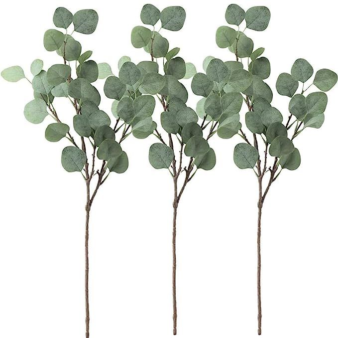 APHER Artificial Silver Dollar Eucalyptus Leaves Branches Garland Fake Plants for Wedding Party H... | Amazon (US)