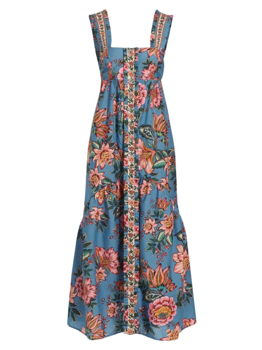 Wonderful Bouquet Cotton-Blend Maxi Dress | Saks Fifth Avenue