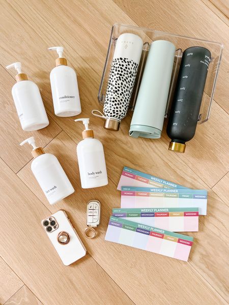 Tuesday Goodies

Shower Bottles • Water Bottle Organizer • Phone Case • Key Fob • Weekly Planners 

#LTKhome #LTKfamily #LTKbeauty