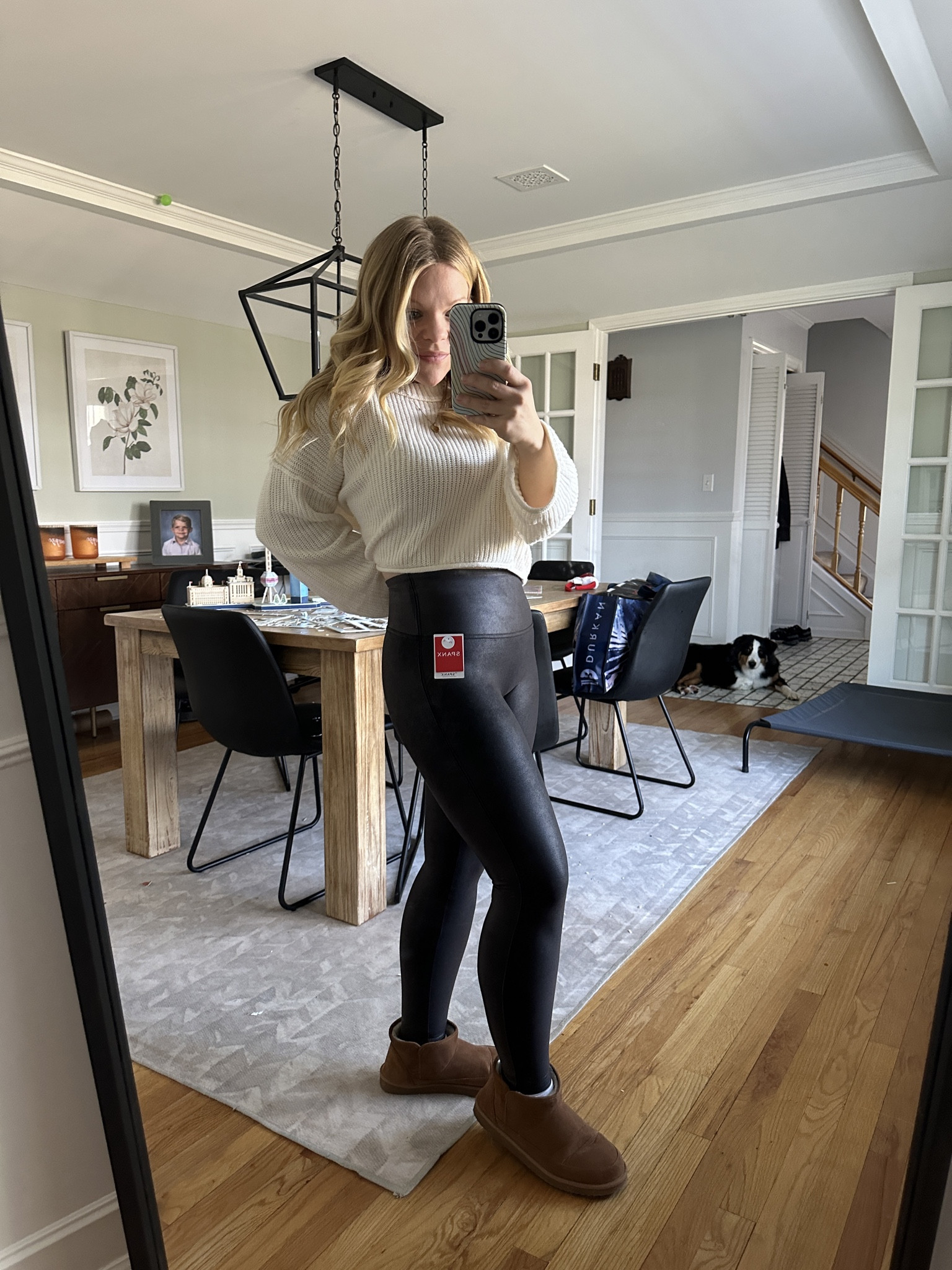 Spanx Faux Leather Fleece Lined Leggings sz Medium Petite ARE AMAZING!!! The way the suck my mom tummy in after having 2 huge babies is insane!!! I am a size 6, 5’2” and ordered a Medium Petite. I can’t wait to wear these with my thanksgiving outfit! I also linked a $20 pair from amazon below! #fallfavorites

#LTKHoliday #LTKCyberWeek #LTKSeasonal