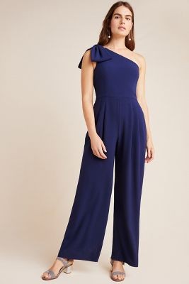 blue dressy jumpsuit