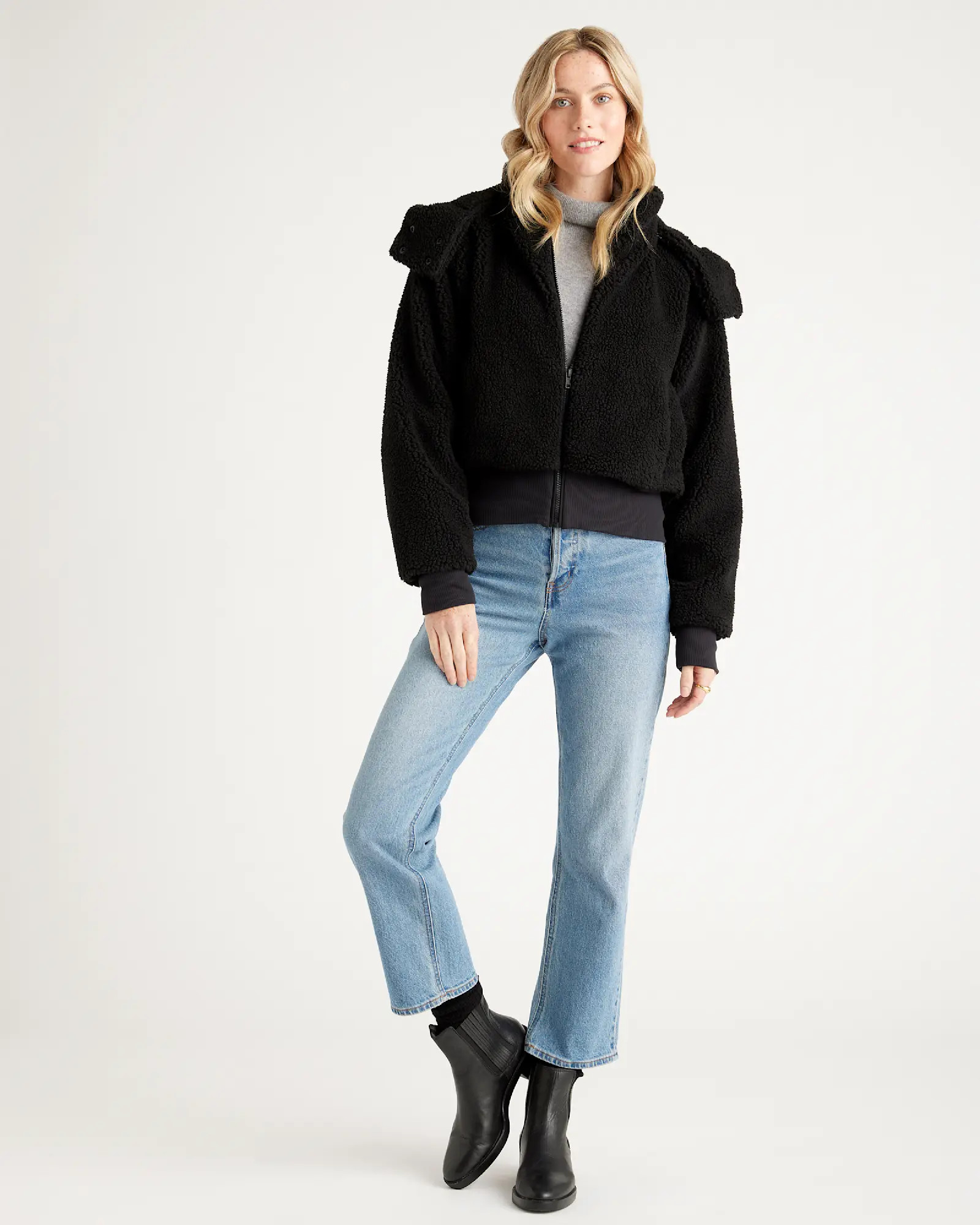 Hooded Sherpa Jacket | Quince