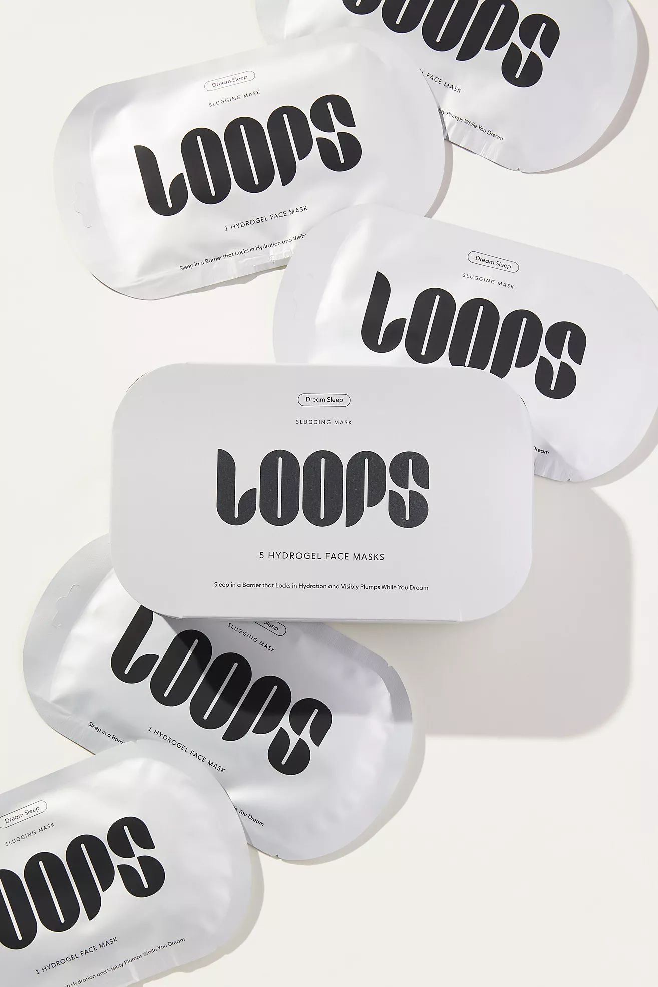 Loops Beauty Dream Sleep Nighttime Slugging Hydrogel Face Mask Set | Anthropologie (US)