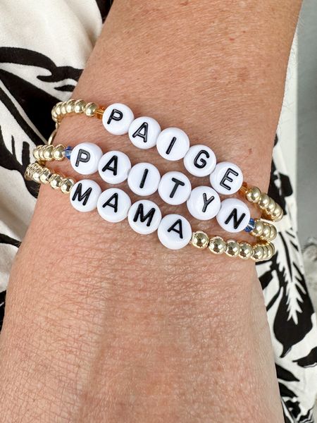 The Callaway Collection bracelets . Got my girls names and birthstone, then mama bracelet, also have some more to share on IG  #bracelet #thecallawaycollection #beadedbracelets #mama #personalizedmombracelets #mothersday #giftsideas 

#LTKfamily #LTKstyletip #LTKGiftGuide