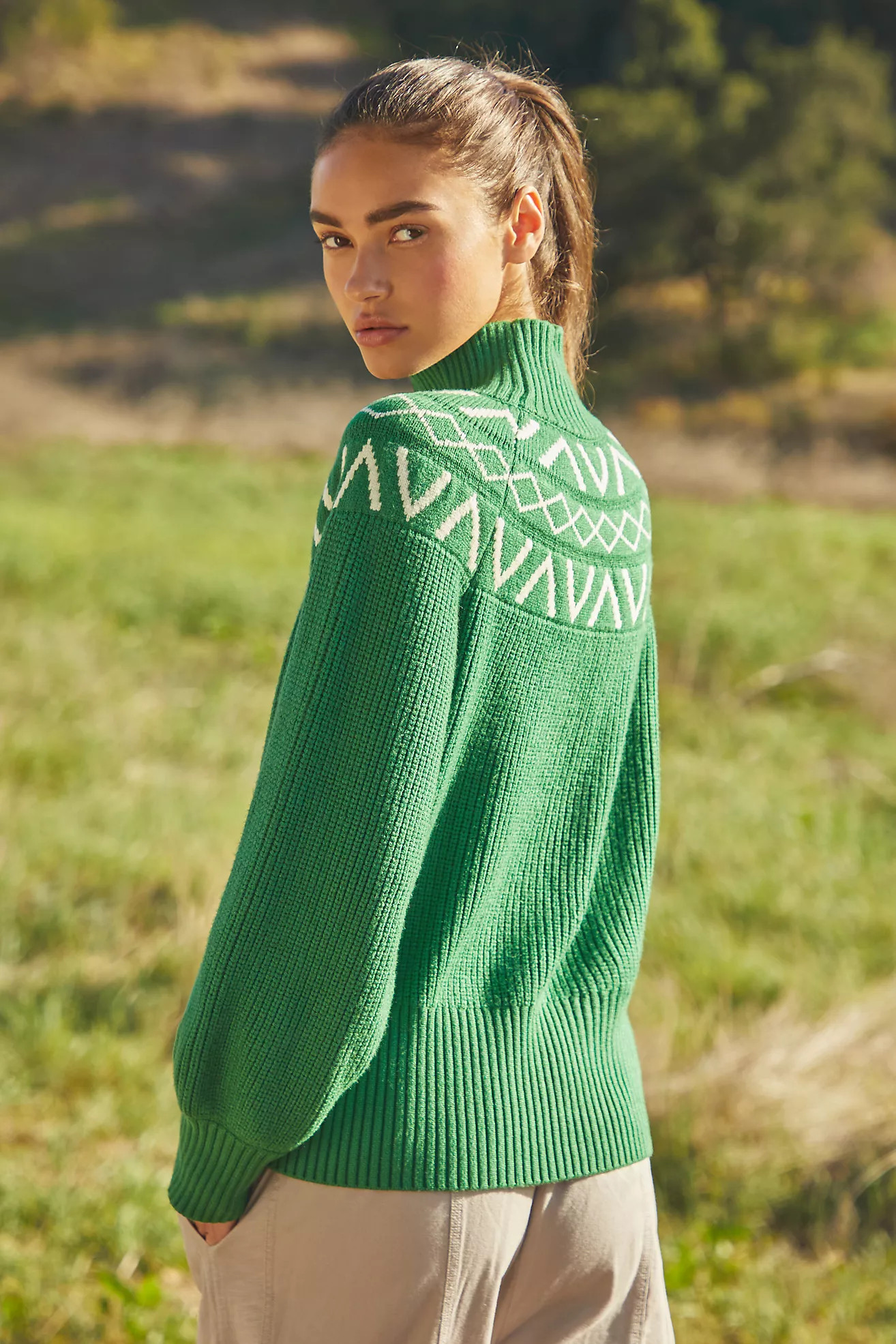 Varley Marcie Fairisle Sweater | Anthropologie (US)