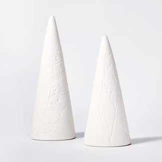Stamped Ceramic Decorative Tree White - Threshold™ designed with Studio McGee | Target