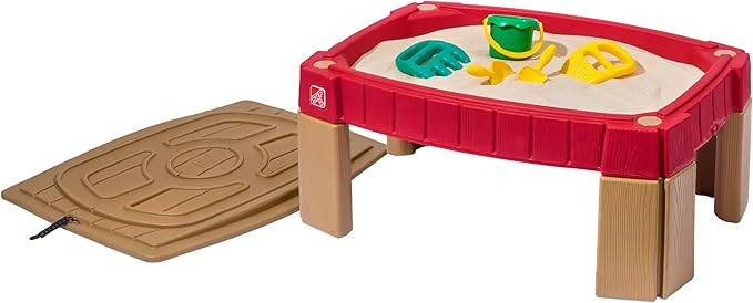 Step2 Naturally Playful Sand Table, Kids Sand Activity Sensory Table, 5 Piece Accessory Kit, Todd... | Amazon (US)