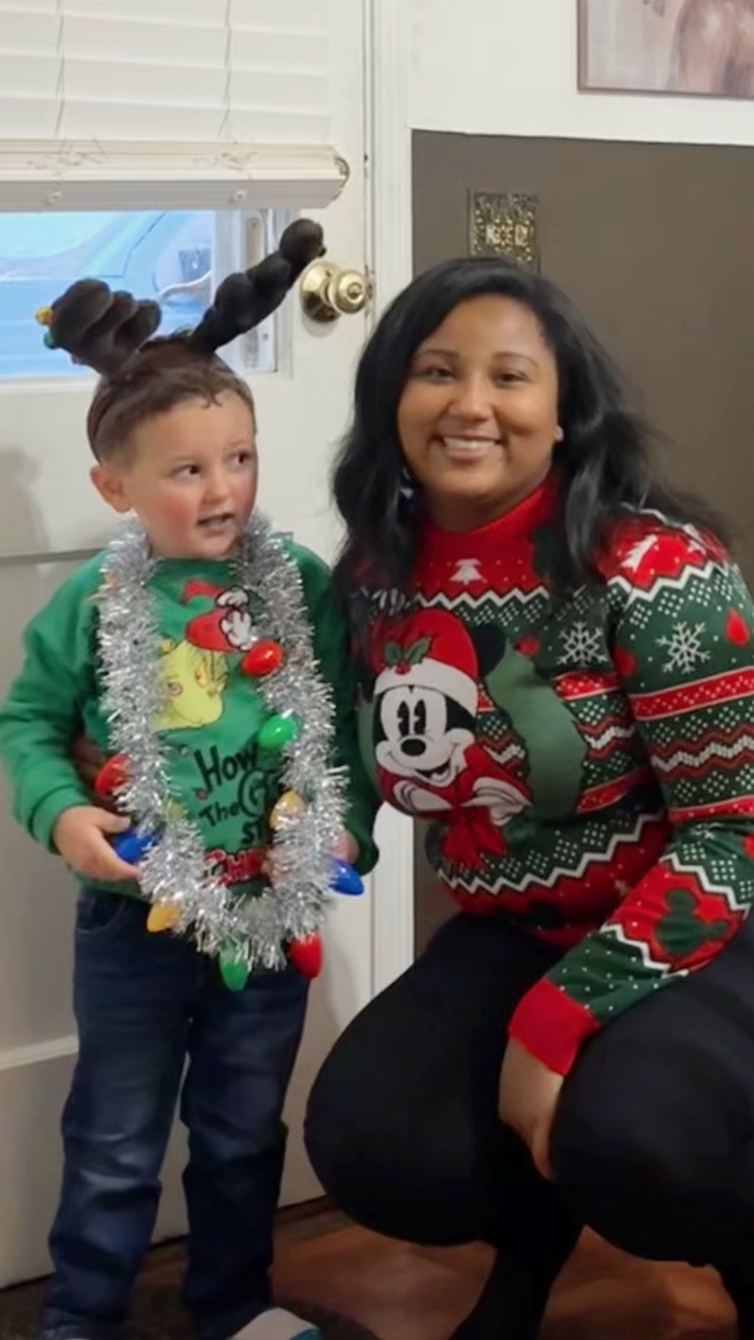 Holiday traditions that warm the heart! ❤️✨ My grandmother, aunt, cousin, and I teamed up to create the ultimate Christmas centerpiece—a white snowman tree! 🎄⛄ Mason and I added our reindeer antlers for extra festive flair 🦌🎉. Laughter, love, and a whole lot of holiday joy made this moment so special. How are you spreading cheer this season? 💫❄️

#LTKSeasonal #LTKHome #LTKHoliday