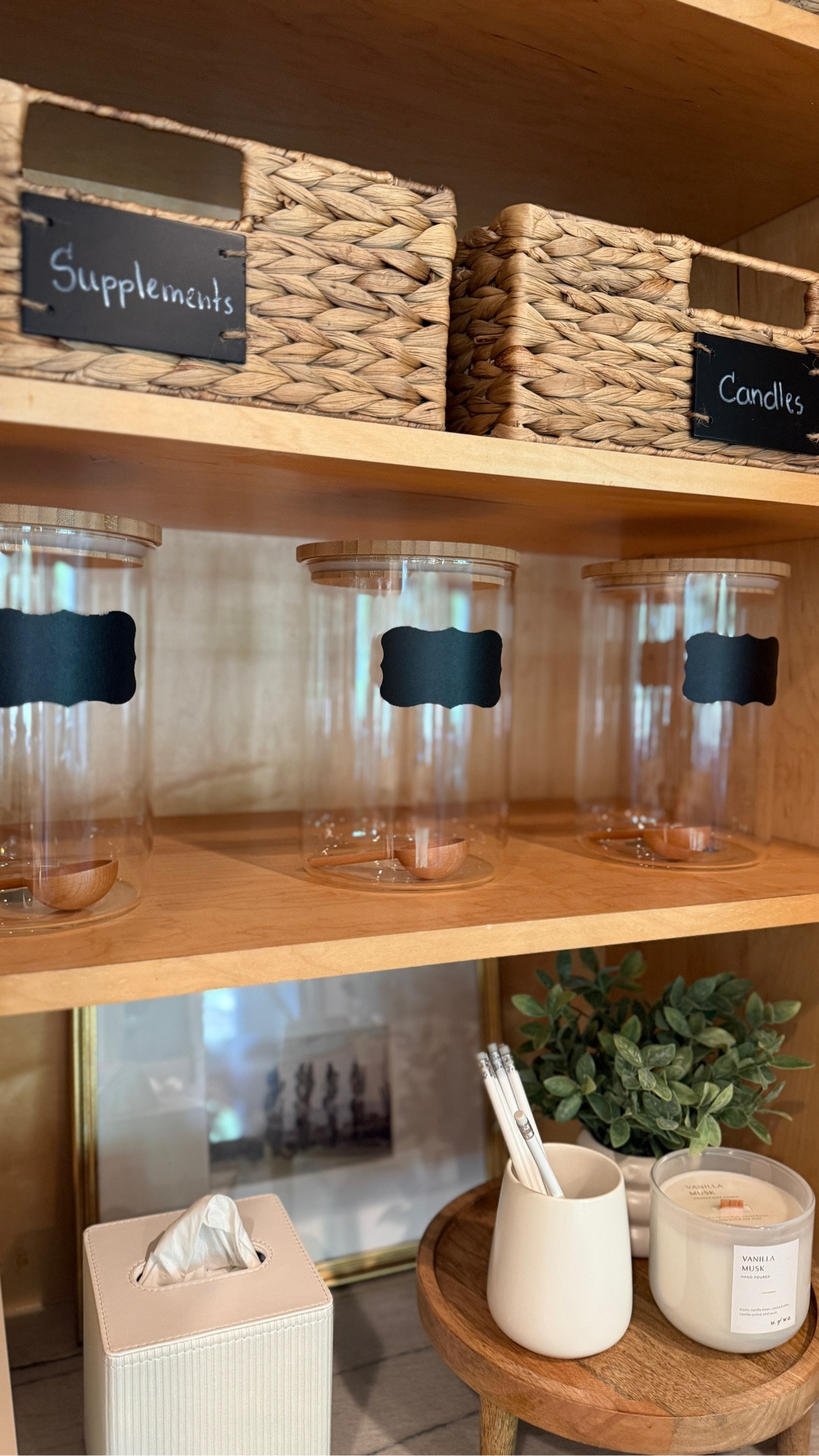 I loved this quick kitchen cabinet transformation from a “catch-it-all” space into a supplement, first aid, and charging station. Such a simple change, but it made the cabinet so much more functional for everyday life.

These are my favorite kinds of projects, where beauty and practicality come together to make a home work better for the people living in it.

.

Products linked ⬇️ 

#HomeOrganization #KitchenOrganization #OrganizedHome #FunctionalSpaces #RefreshedSpace #HomeReset #SimpleSystems #IntentionalLiving #SoCalHomes

#LTKdayinmylife #LTKHome