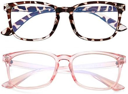 2Pack Blue Light Blocking Glasses for Kids Unbreakable Computer Screen Glasses for Boys & Girls -... | Amazon (US)