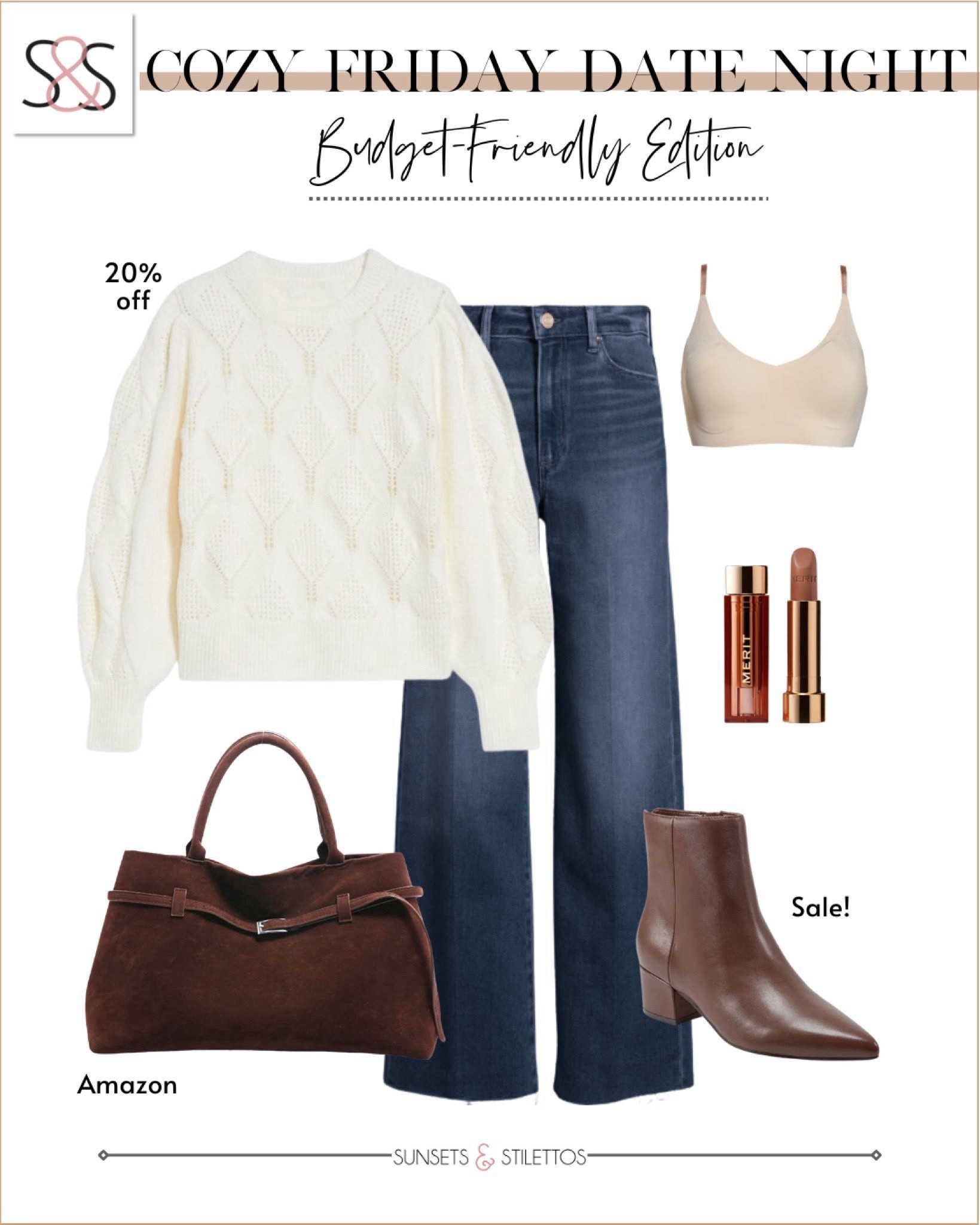 So many budget friendly finds! This sweater with booties and a stylish bag is a great outfit for this weekend!
Sunsets and Stilettos, workwear, elevated basics

#LTKOver40 #LTKFindsUnder50 #LTKStyleTip
