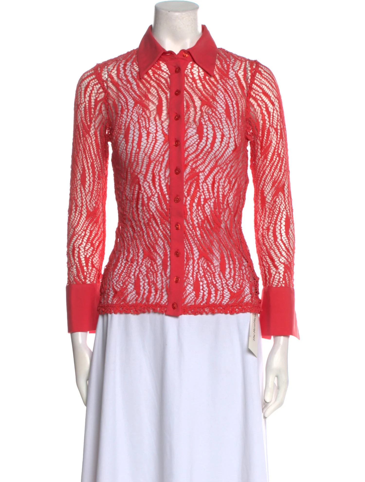 Long Sleeve Button-Up Top | The RealReal