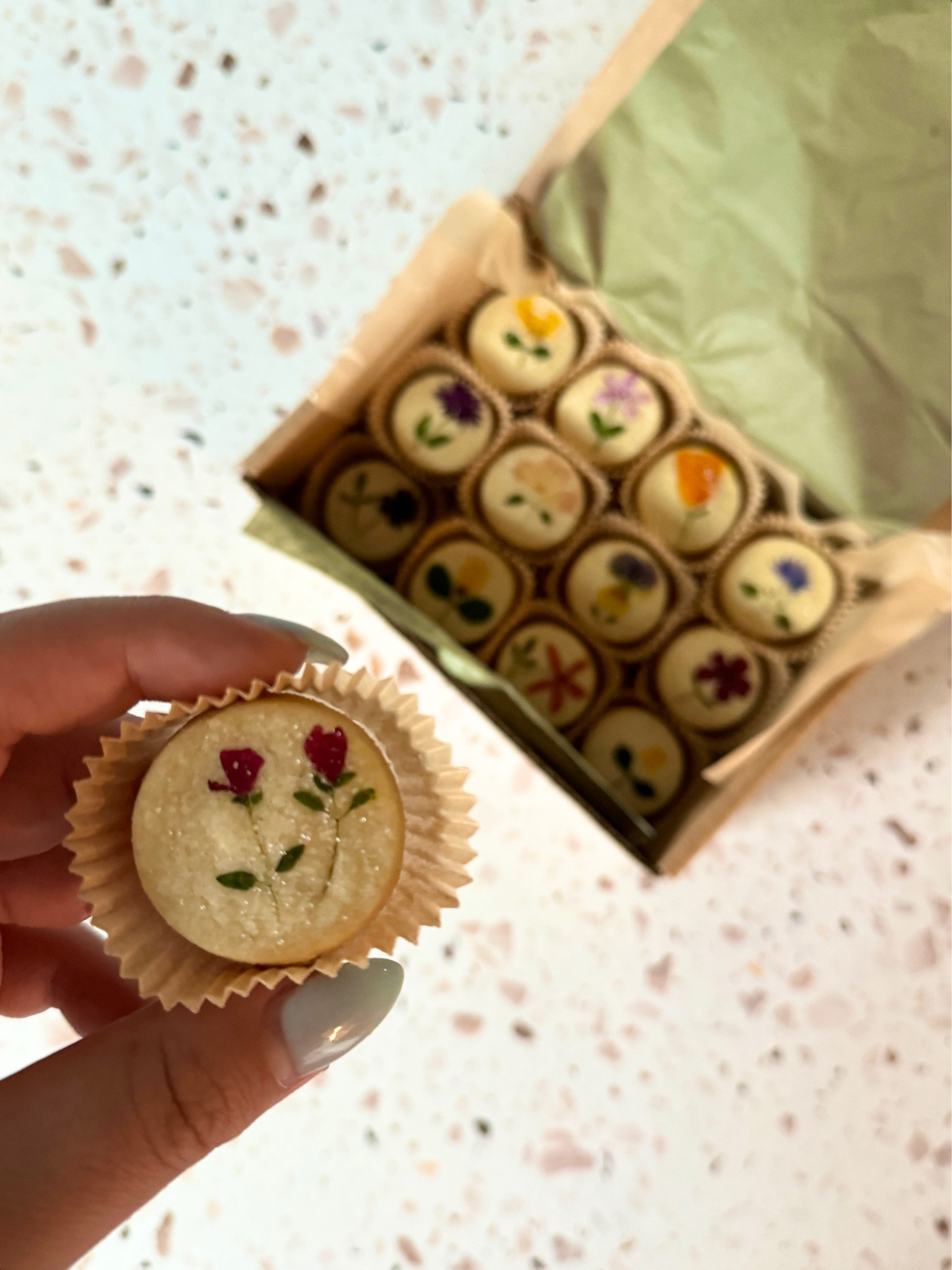 These are almost too beautiful to eat! But I did eat them and they are delicious! Perfect treat for spring or summer.

Eat Your Flowers Flower Pressed Shortbread Cookies. As the originator of the Flower Pressed Shortbread Cookie, we are proud to offer Loria Stern's signature cookies. Each one is uniquely designed with handpicked edible flowers and herbs pressed into vanilla shortbread. Flowers are sourced from Loria's organic garden in Montecito and/or local farmers markets in California.

#LTKSeasonal #LTKhome #LTKparties