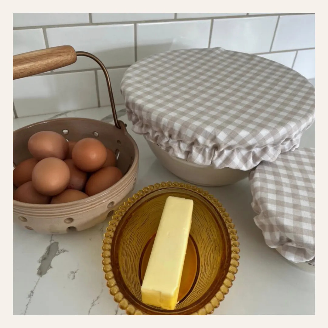 Bread Proofing Cover Reusable Sourdough Bowl Cover for Zero Waste Kitchen Storage Ticking Jar Cov... | Etsy (US)