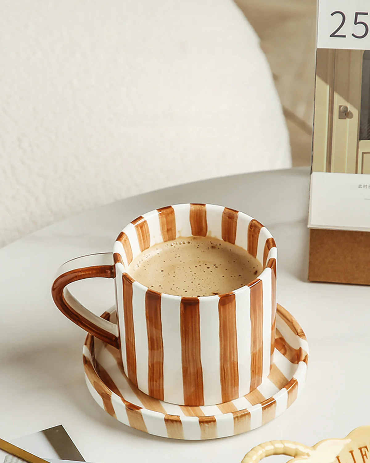 Modern Striped Coffee Cup | Fodory