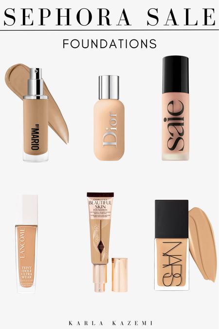SEPHORA SALE IS LIVE😍
Use code SAVENOW for 20% off your purchase🫶🏼 

These are my top picks for foundation. 
The Charlotte Tilbury Foundation always leaves such a lovely finish, and the Saie foundation is so perfect for everyday! 

#sephorasale #sephorasalemusthaves #matureskin

#LTKBeautySale #LTKbeauty #LTKGiftGuide