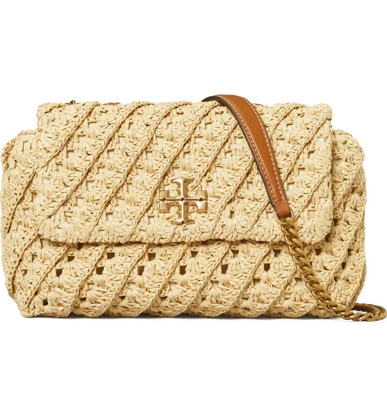 Tory Burch Small Kira Raffia Crochet Convertible Shoulder Bag | Nordstrom | Nordstrom