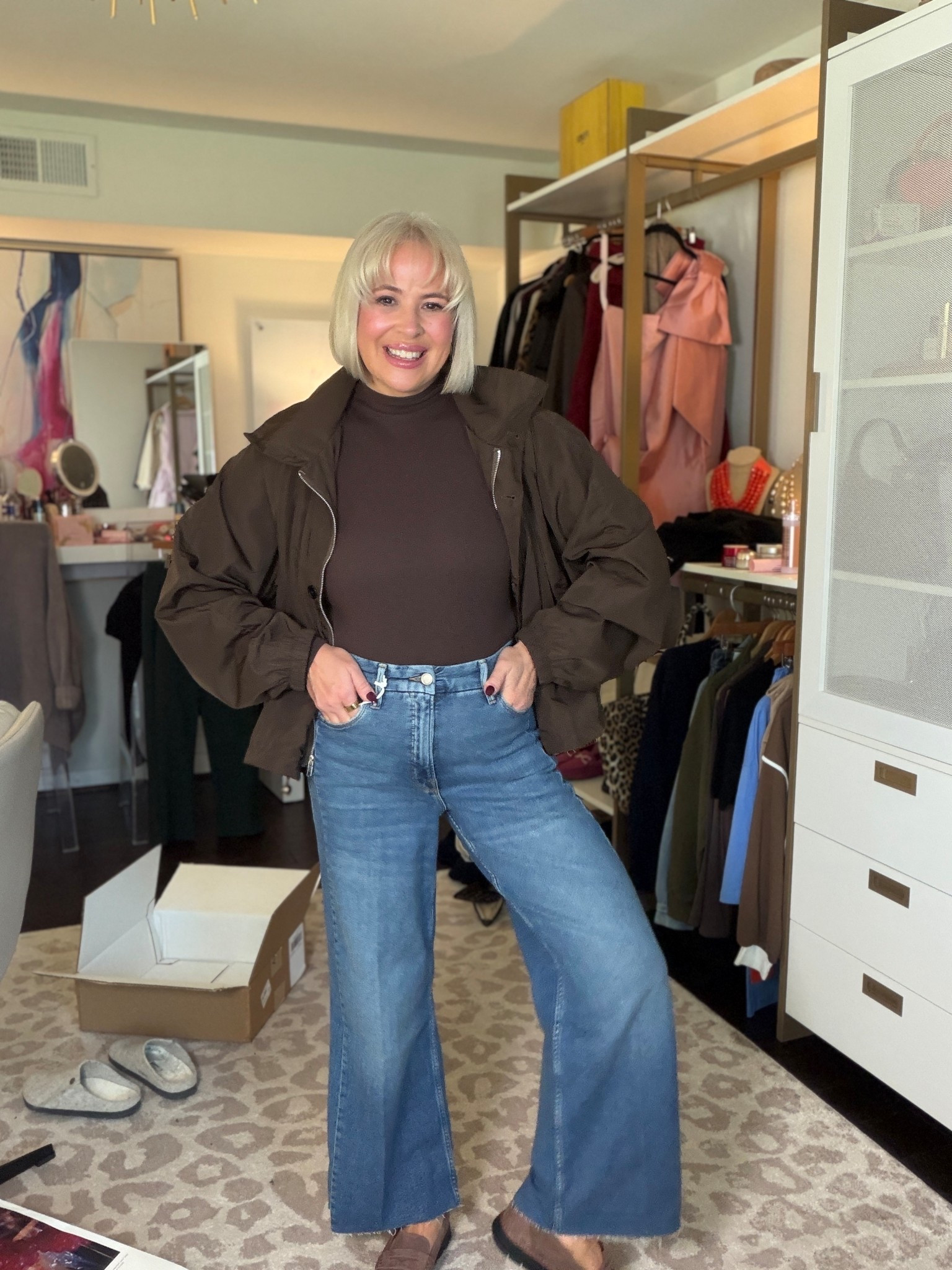 Aritzia top 
Amazon jacket 
Good American jeans 👖 
Size 27

#LTKGiftGuide #LTKOver40 #LTKCyberWeek