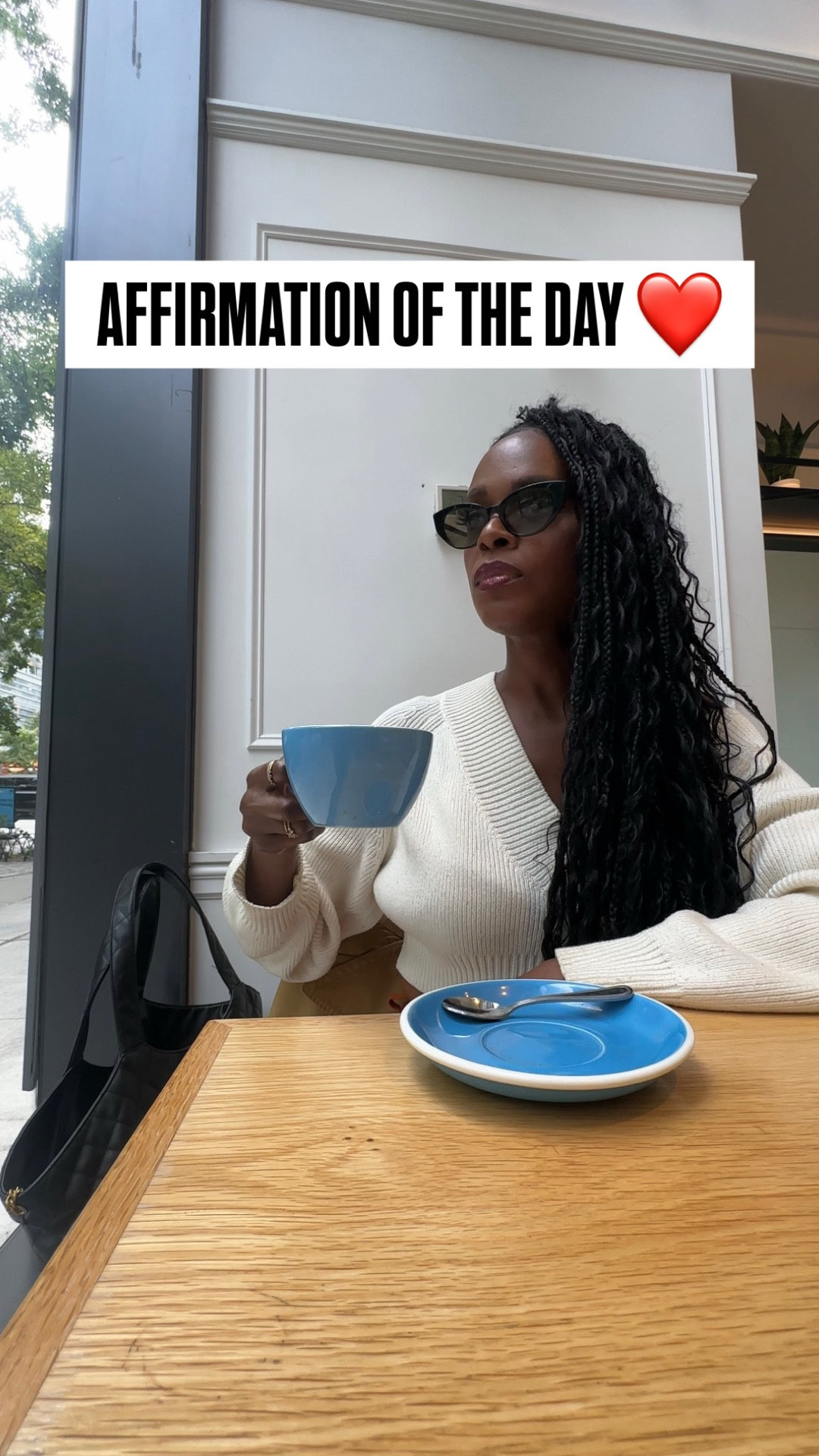 When the world feels heavy and like it’s falling apart, finding things to be grateful for (big & small) is so important for your mental health. 🤍 Anyone else grateful for life and all the good things you get to enjoy? 

Wearing:
✨ Cream Cropped V-neck Sweater by DISSH
✨ Black Cat Eye Sunglasses by Paradigm Eyewear 
✨ Highlight Concealer by Ami Colé (Medium 2)
✨ Contour Stick by LYS Beauty (Strength)
I also like Ami Colé’s foundation in shade 120 for contouring. 

#LTKootd #LTKBeauty #LTKselfcare