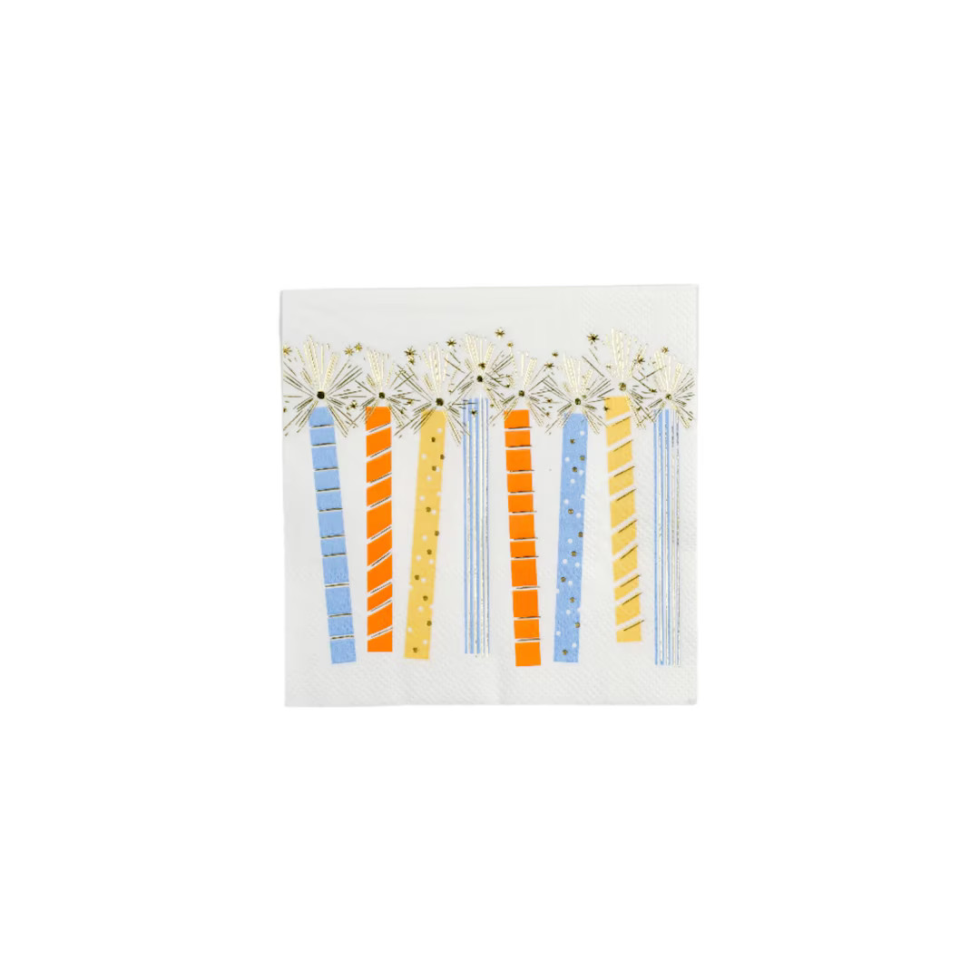 Birthday Cheer Beverage Napkins- 16pk | Kids Birthday Party Napkin | Happy Birthday Decor | Adult... | Etsy (US)